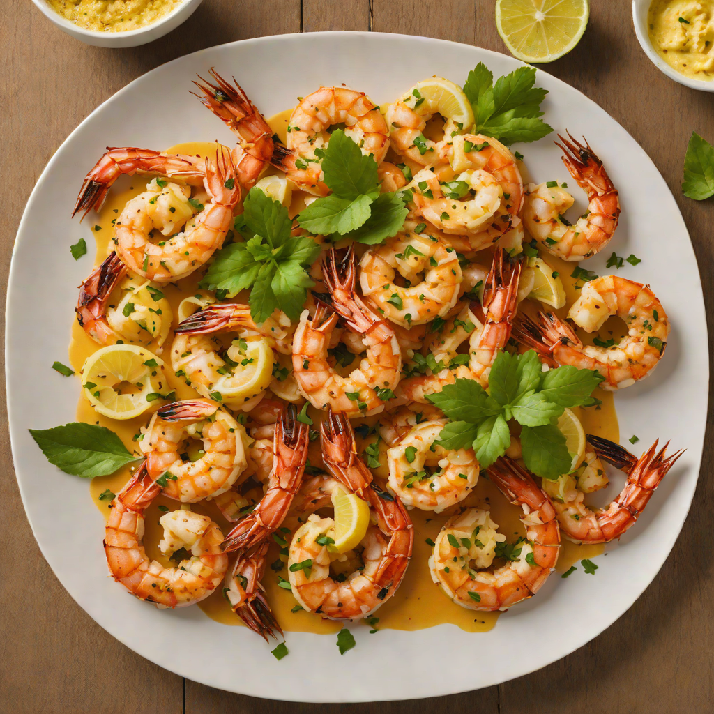 Chargrilled Cajun Shrimp with Creole Butter Sauce