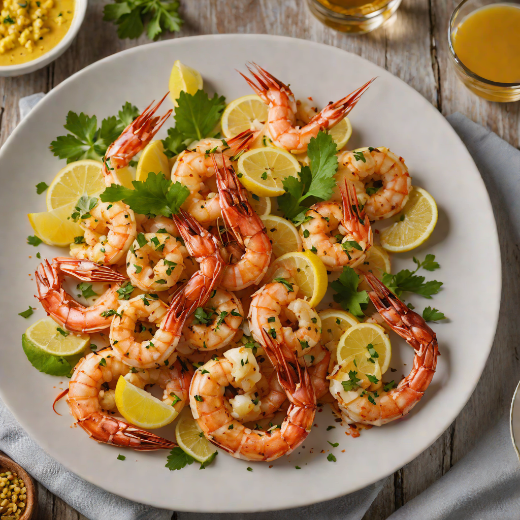 Wood-Fired Grilled Gulf Shrimp with Creole Butter