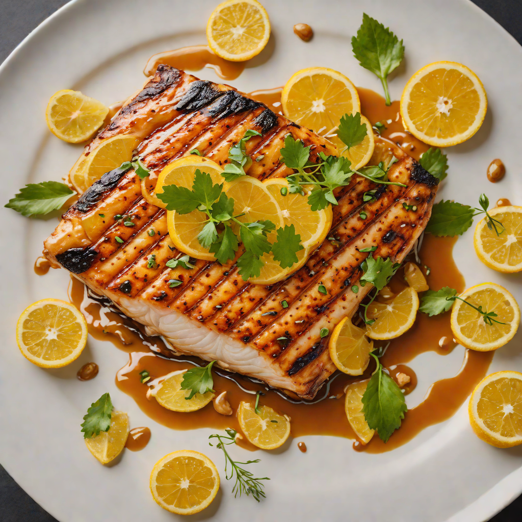 Chargrilled Gulf Fish with Asian Citrus Glaze
