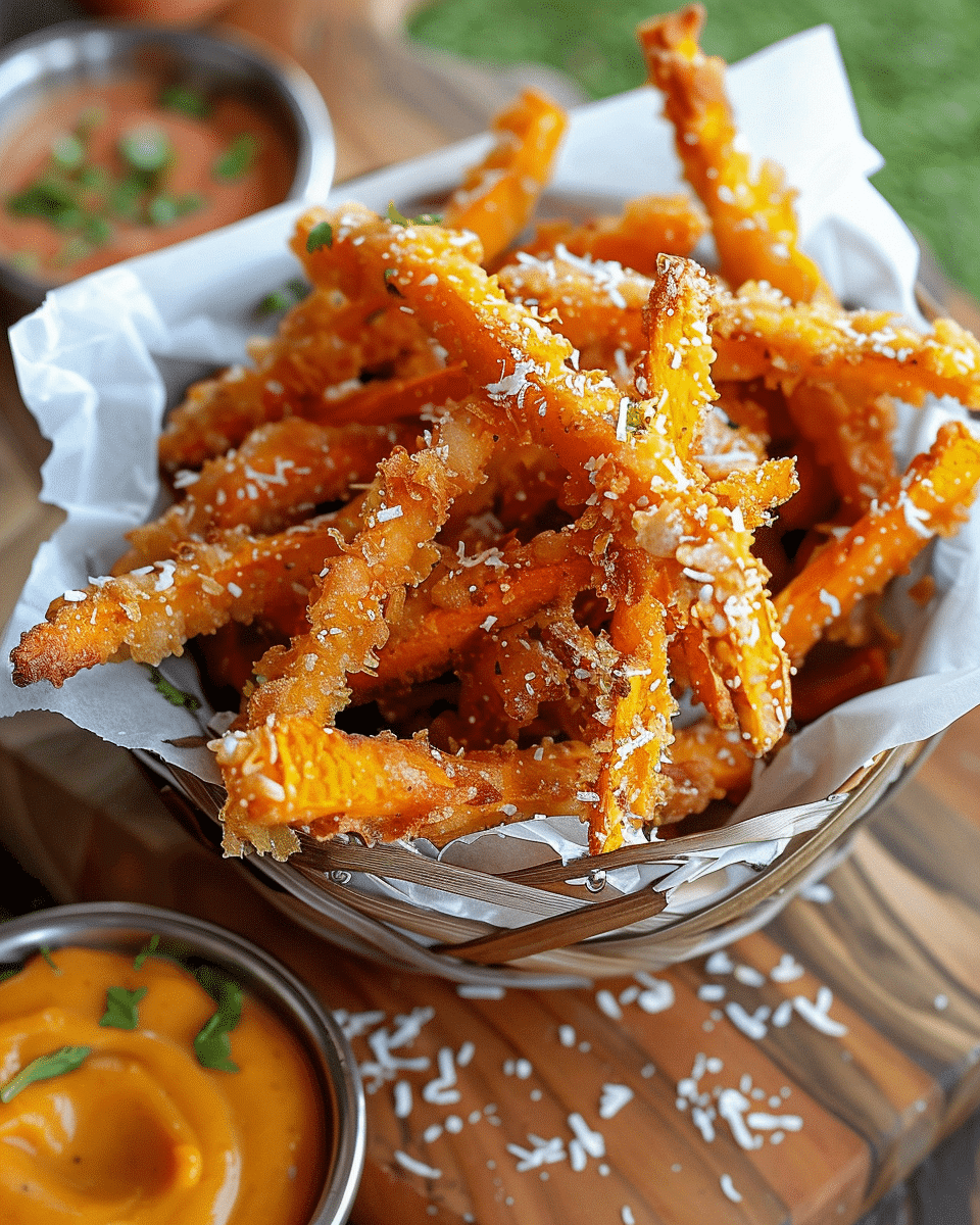 Fan-Made Tempura with Sweet Potato Fries