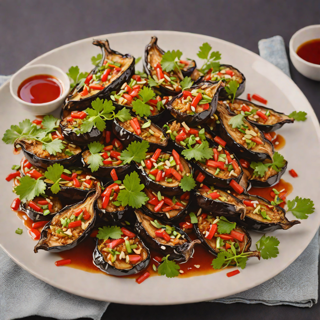 Wok-Fried Eggplant with Garlic and Chili Sauce