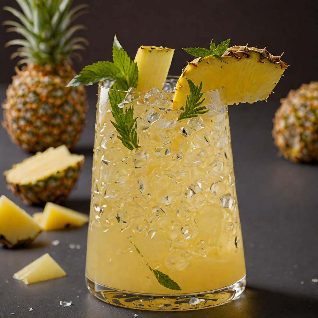 Fresh Pineapple and Ginger Cooler