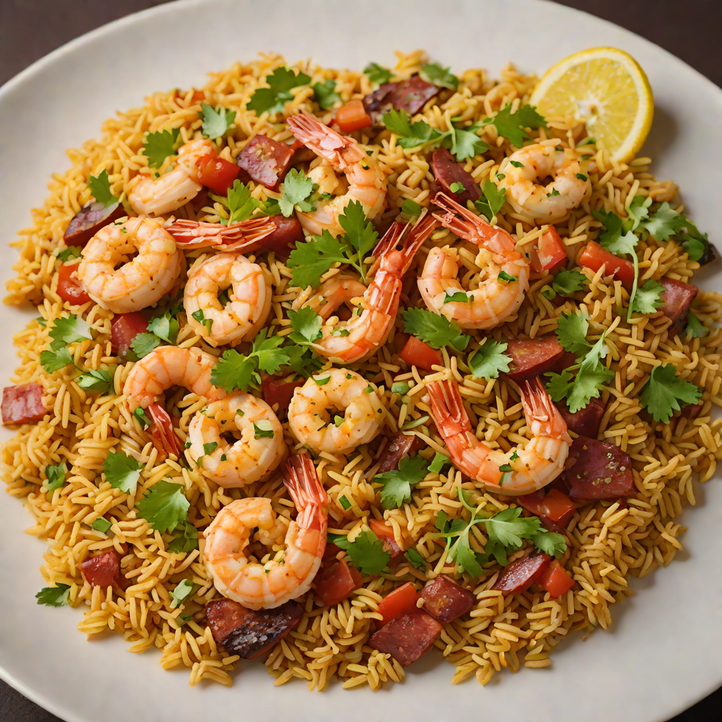 Wood-Fired Shrimp and Andouille Sausage Jambalaya