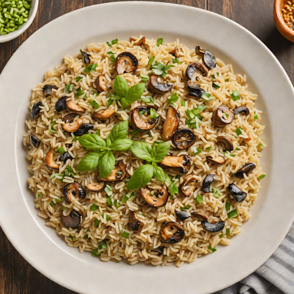 One-Pot Creamy Italian Mushroom Risotto