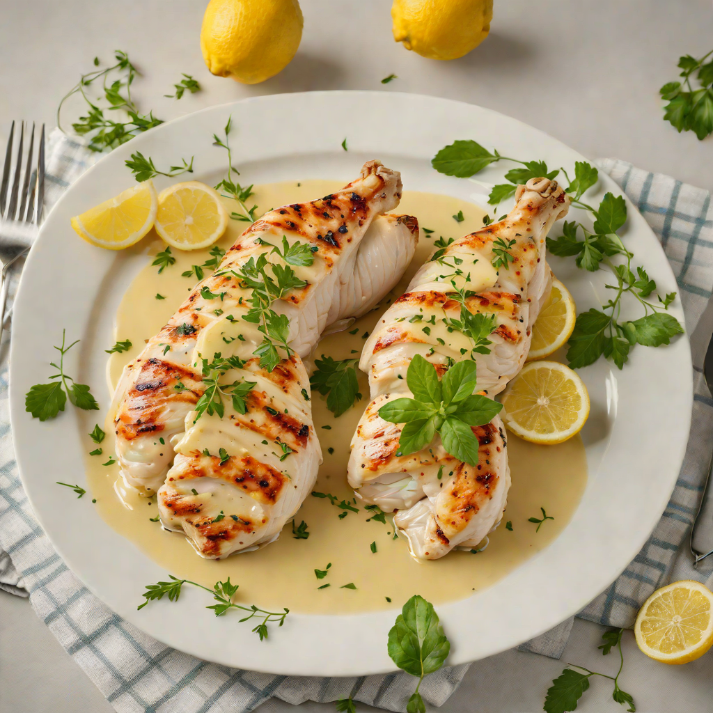 Pan-Seared Chicken with Fresh Herb and Lemon Butter Sauce