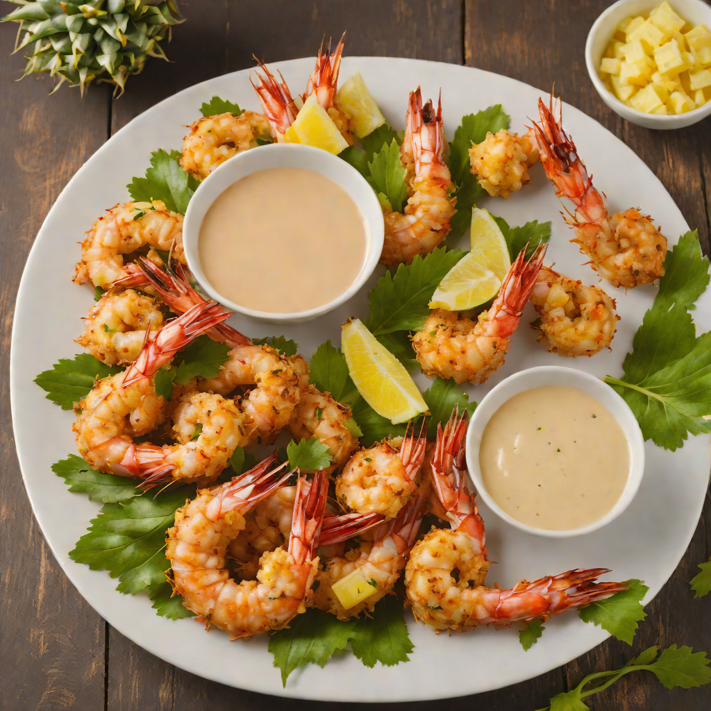 Tiki-Inspired Coconut Shrimp with Pineapple Dipping Sauce