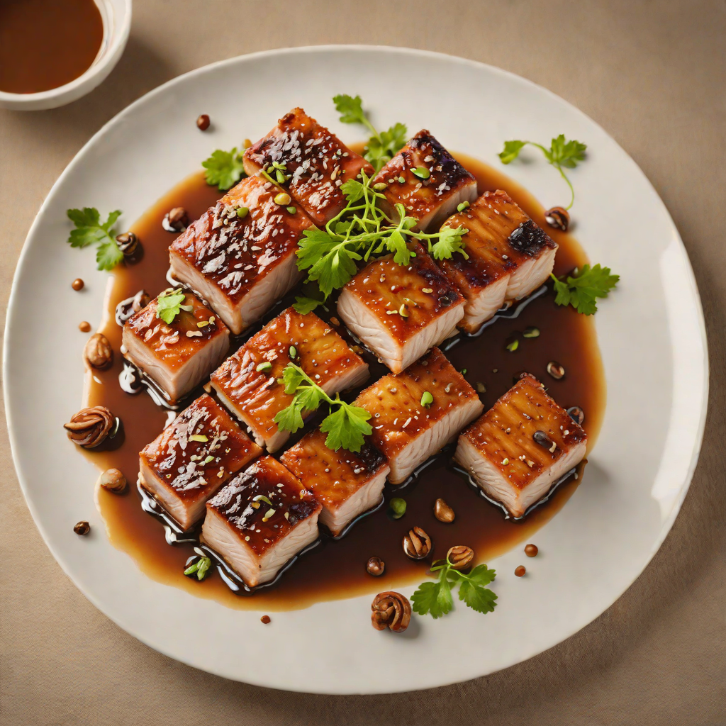 Vinegar-Braised Pork Belly with Garlic and Peppercorns