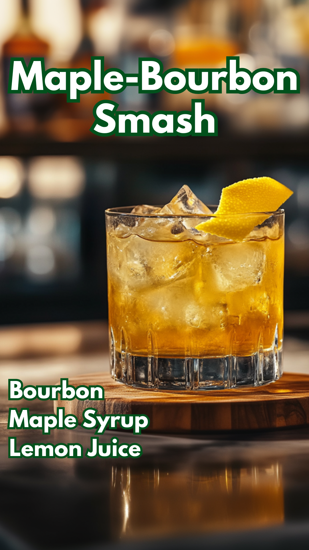 Appalachian Maple Bourbon Smash