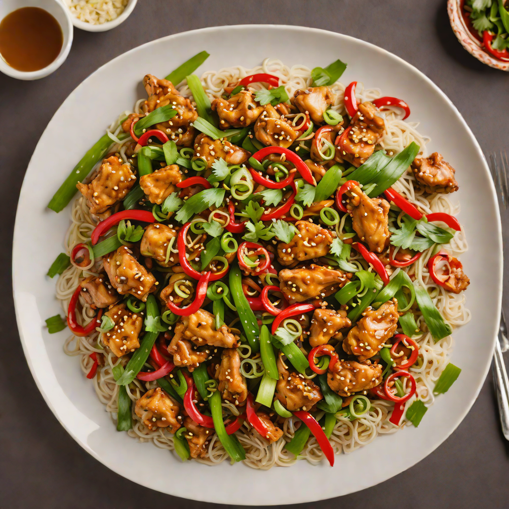 Stir-Fried Lemongrass Chicken with Scallions and Chilies