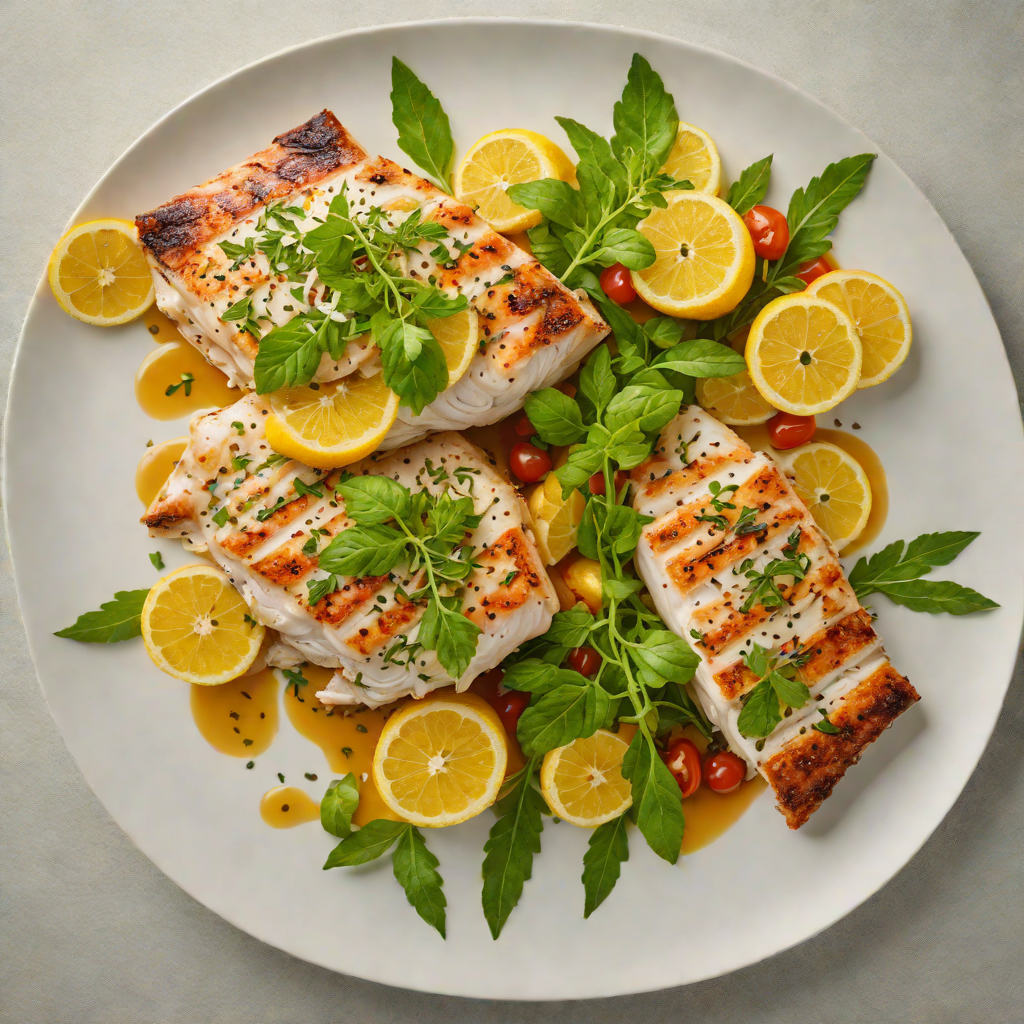 Grilled Citrus-Marinated Grouper with Florida Herbs