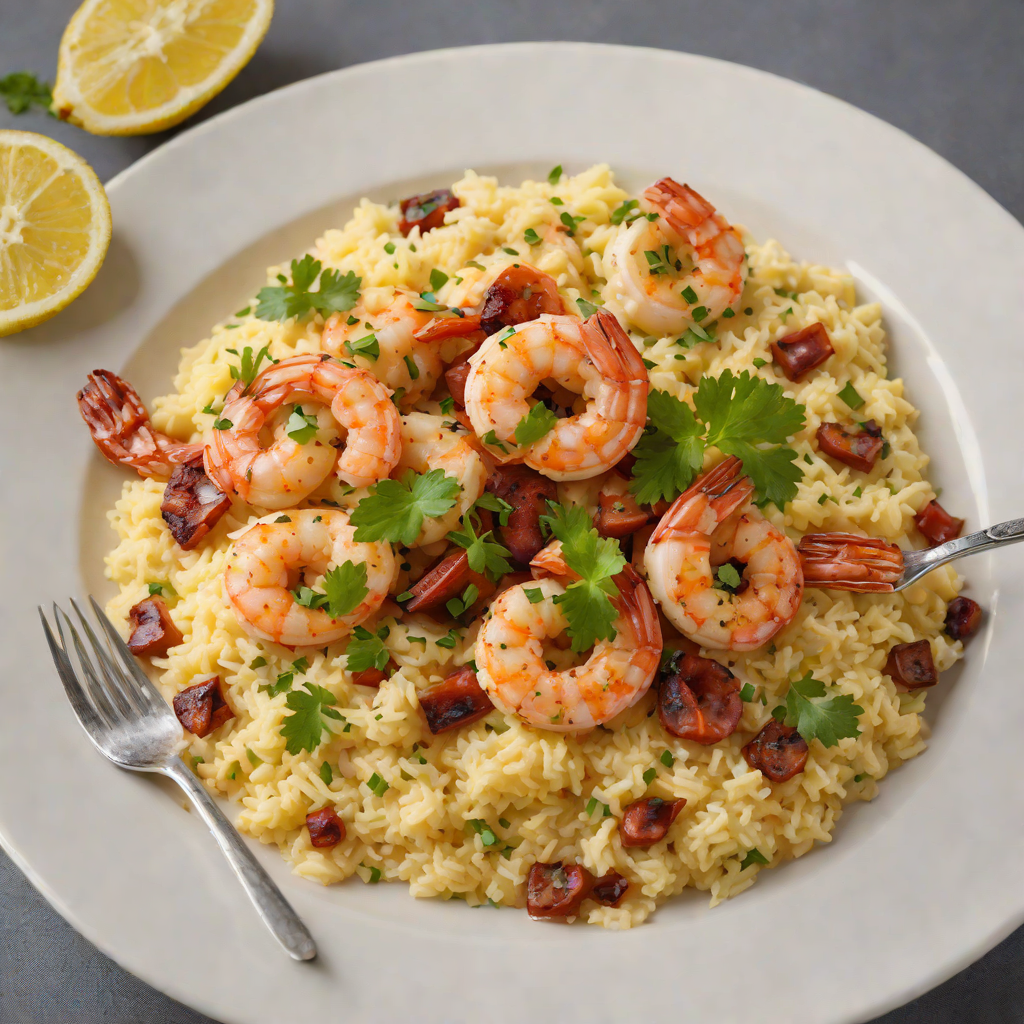 Northeast Florida Shrimp and Grits with Smoked Andouille