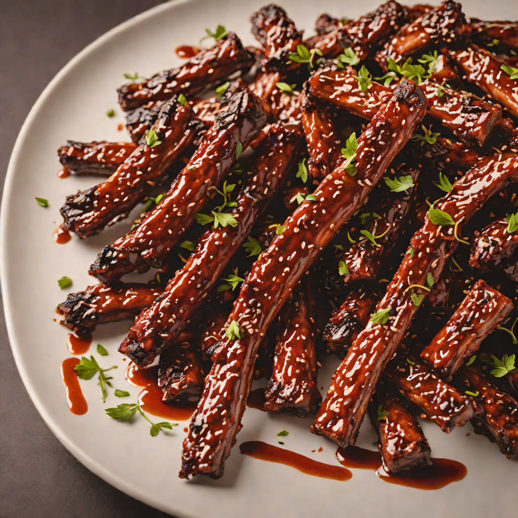 Smoky Cherry-Wood Rib Tips with Spiced Dry Rub