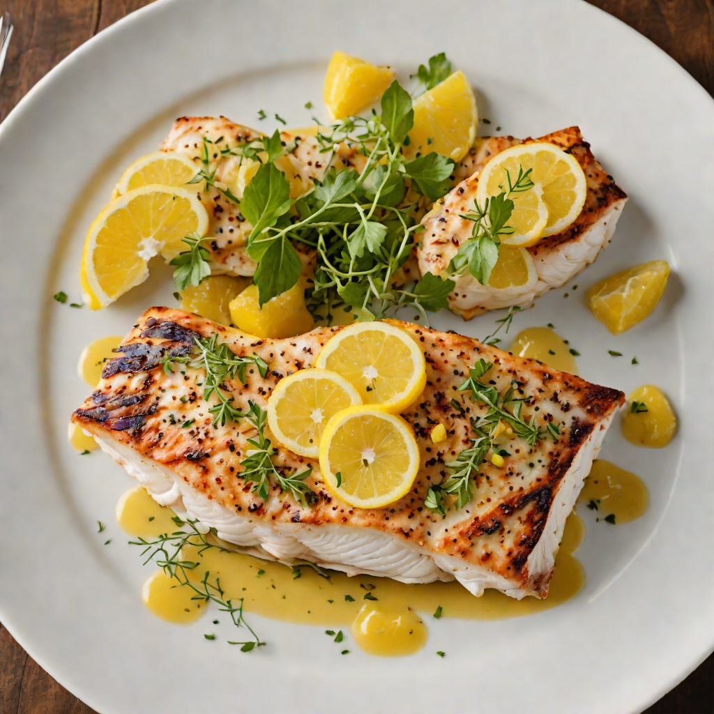 Pan-Seared Grouper with Citrus and Thyme Butter