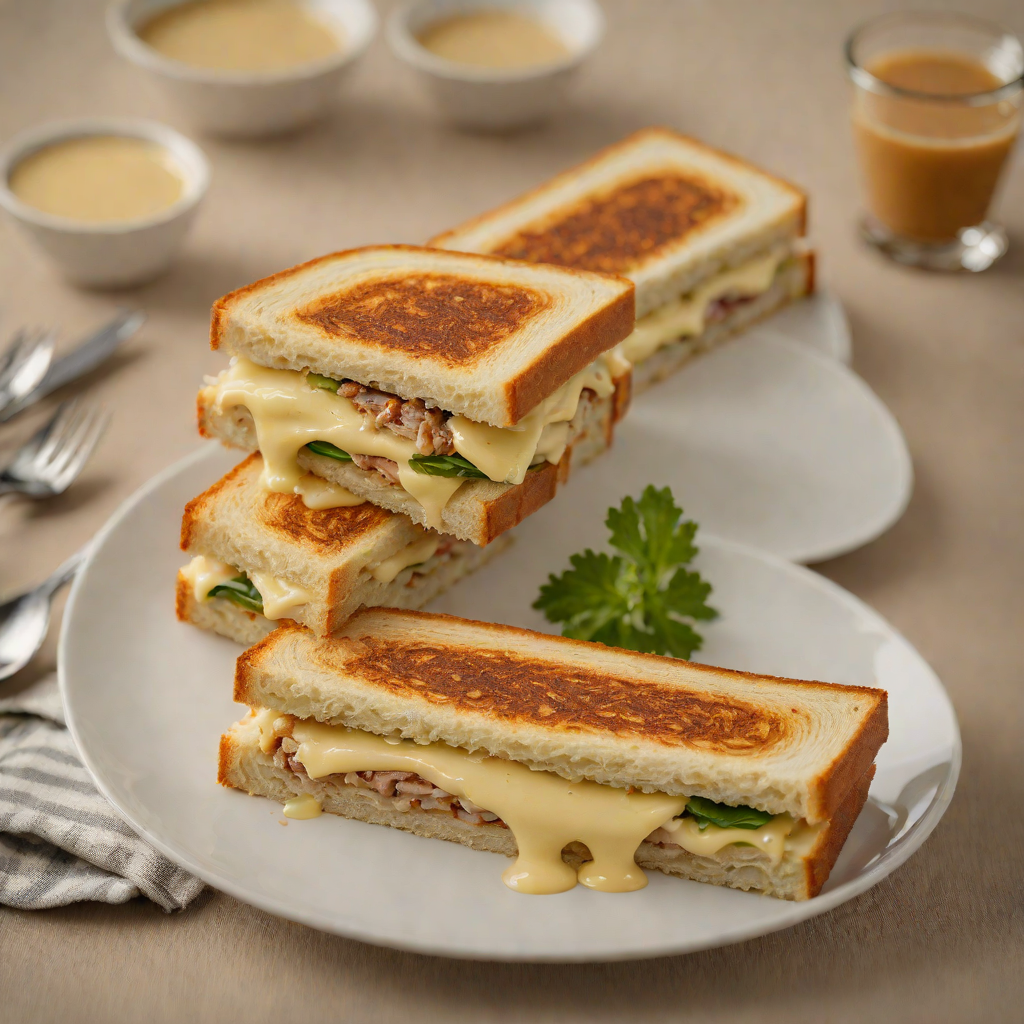 Kopitiam-Style Toasted Kaya Butter Sandwich
