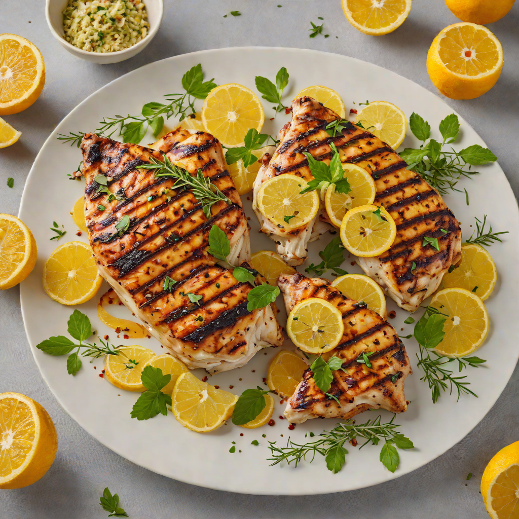 Grilled Citrus-Marinated Chicken with St. Augustine Herb Rub