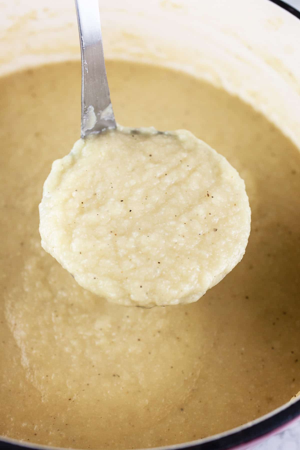 Creamy Cauliflower & Leek Potato Soup