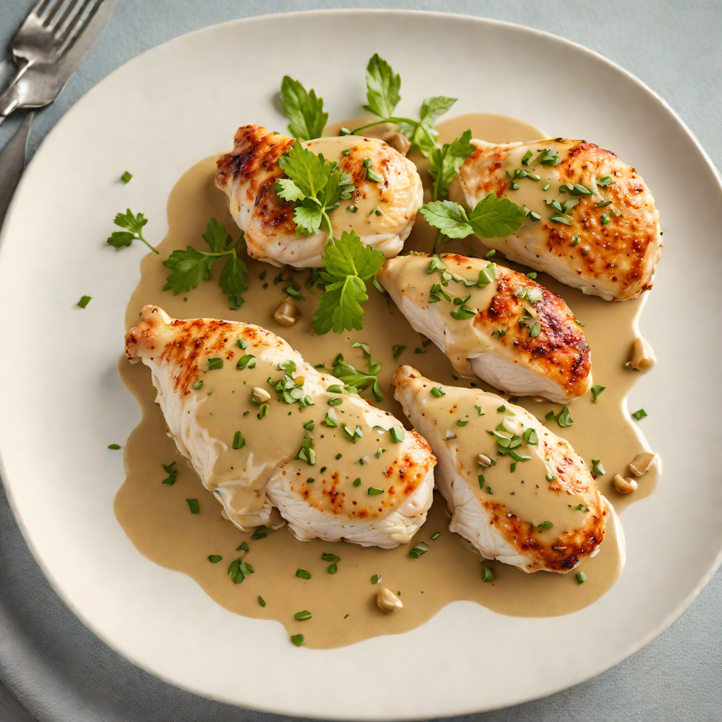 Pan-Seared Chicken with Green Peppercorn Sauce
