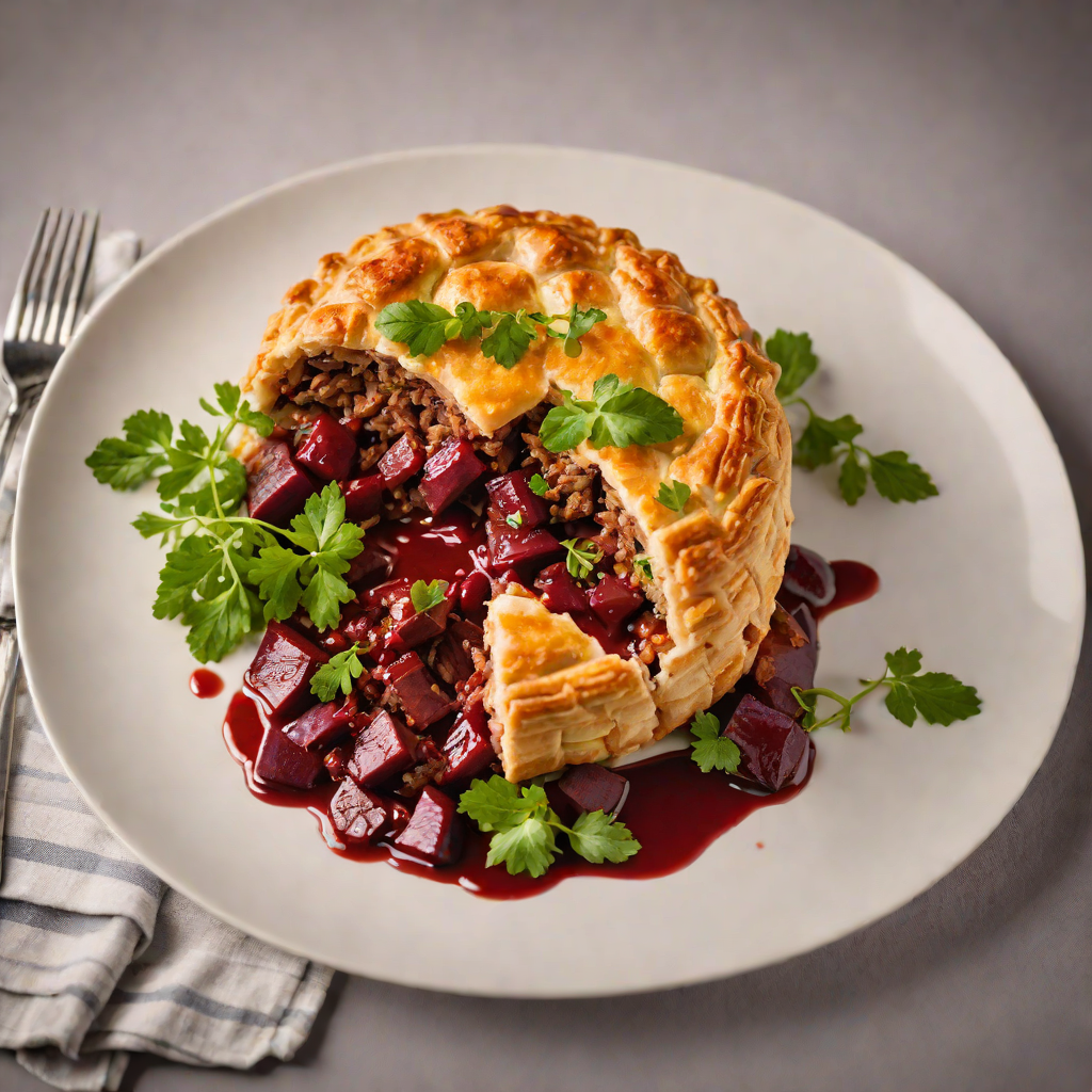 Slow-Cooked Beef and Beetroot Pie