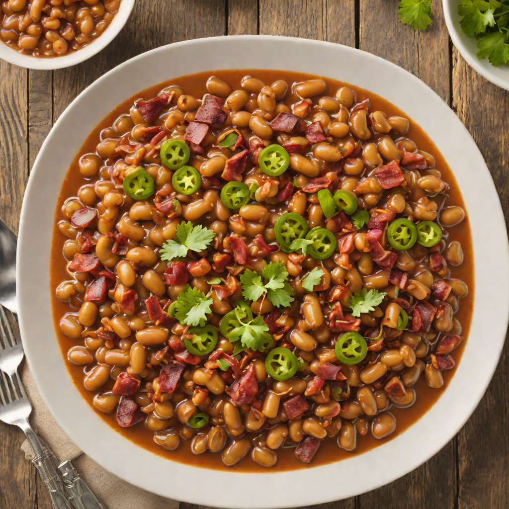 Smoky Jalapeño Bacon Baked Beans