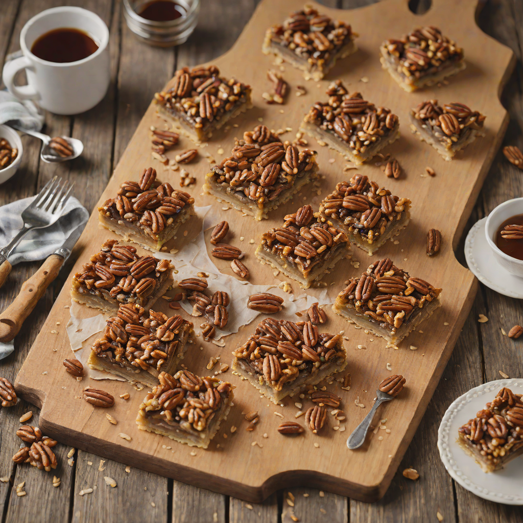 Honey Bourbon Pecan Pie Bars