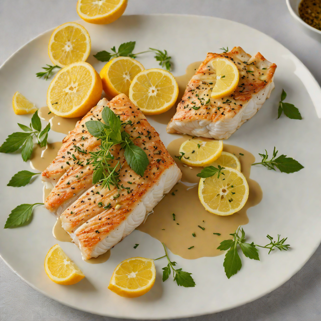 Pan-Seared Grouper with Citrus and St. Augustine Herb Butter