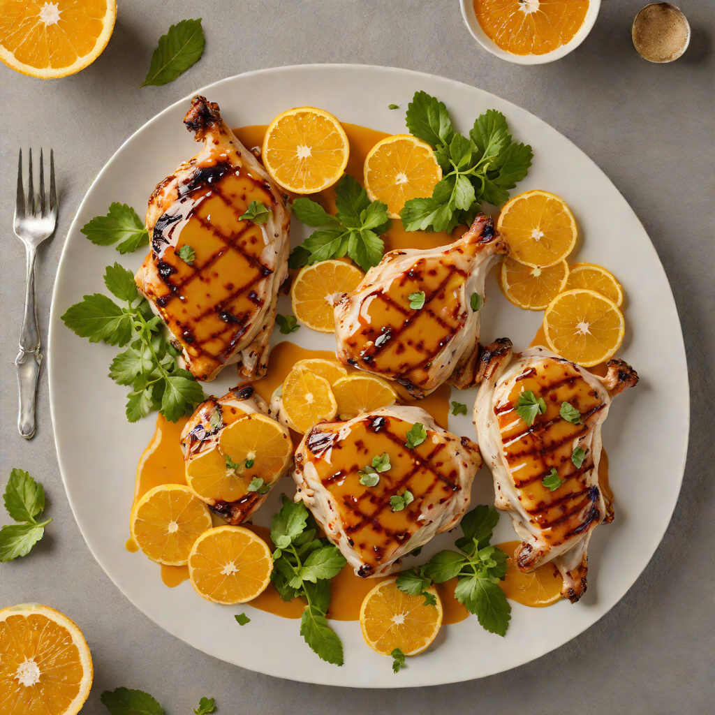 Grilled Citrus-Marinated Chicken with Florida Orange Glaze