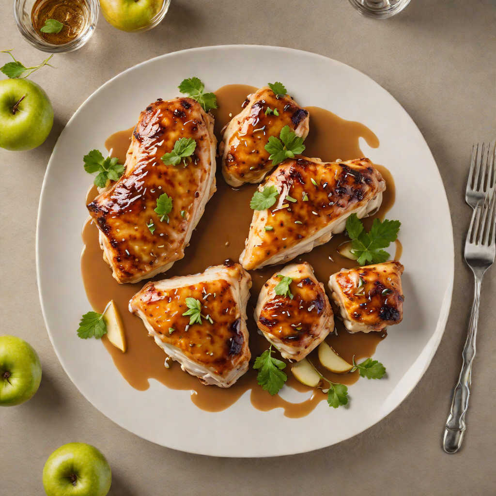 Spiced Pan-Seared Chicken with West Virginia Apple Glaze