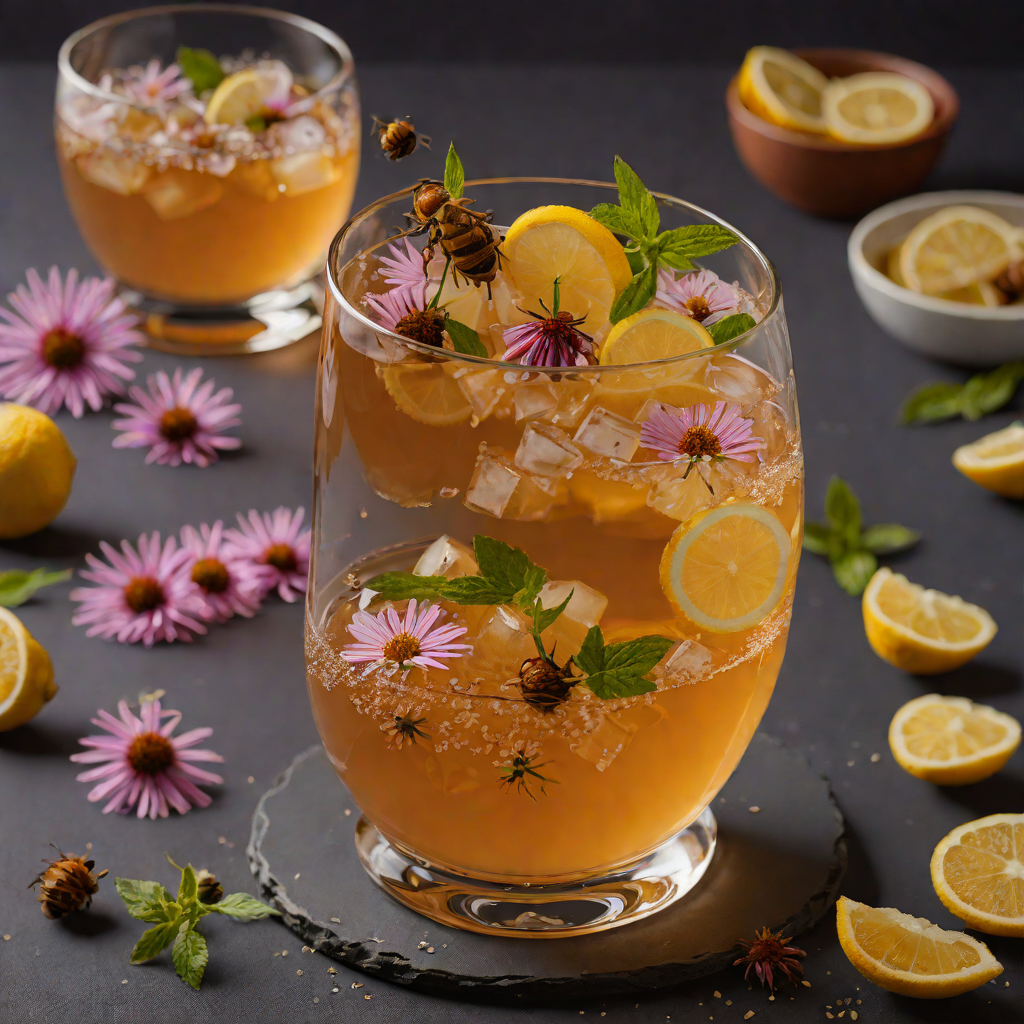 Spiced Honey-Lemon Tea with Echinacea and Ginger