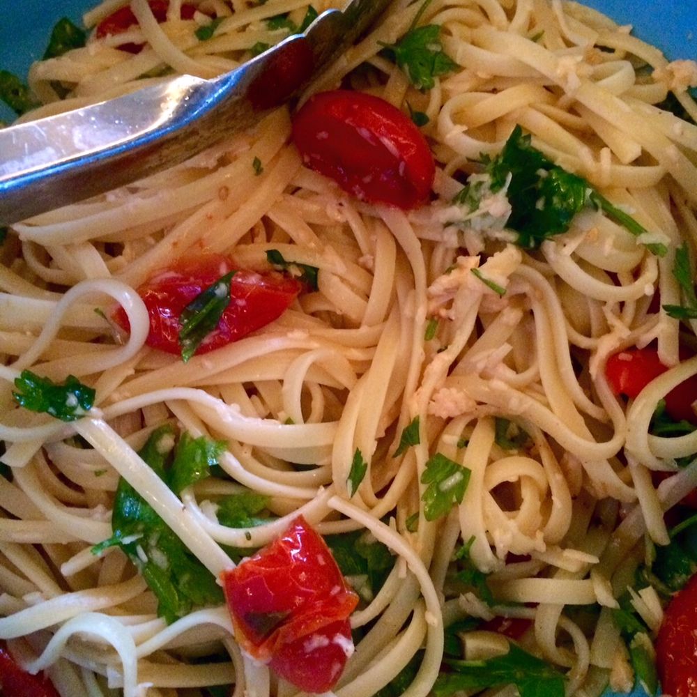 Aperol-Citrus Pasta with Cherry Tomatoes