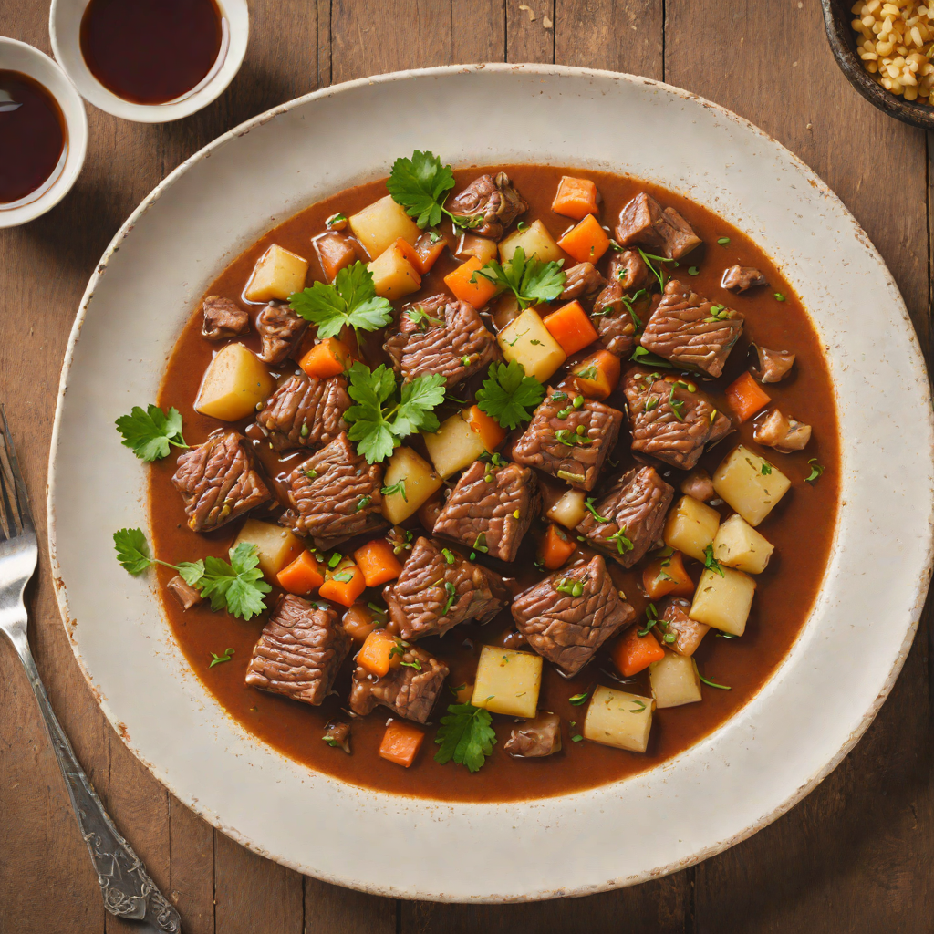 Slow-Cooked Beef Stew with Cassava and Dendê Oil