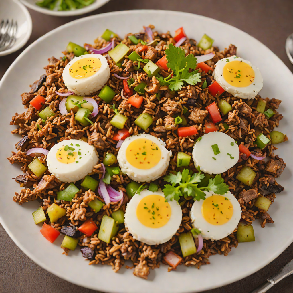 Vinegar-Marinated Pork Sisig with Chili and Onions