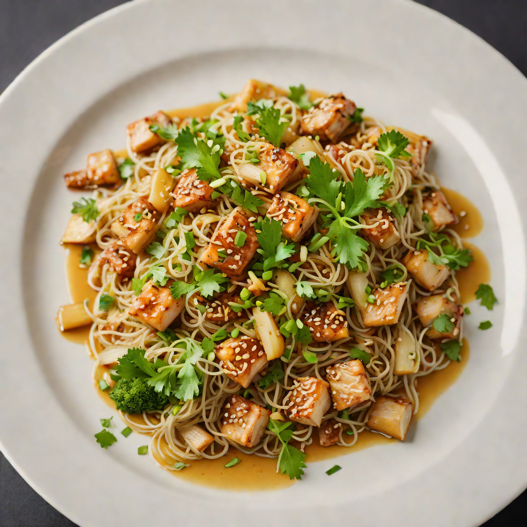 Sauteed Gomen with Garlic and Ginger