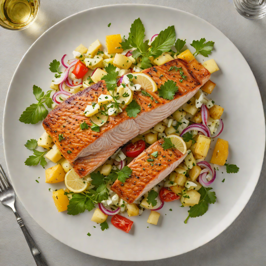 Citrus-Marinated Grilled Trout with Andean Potato Salad