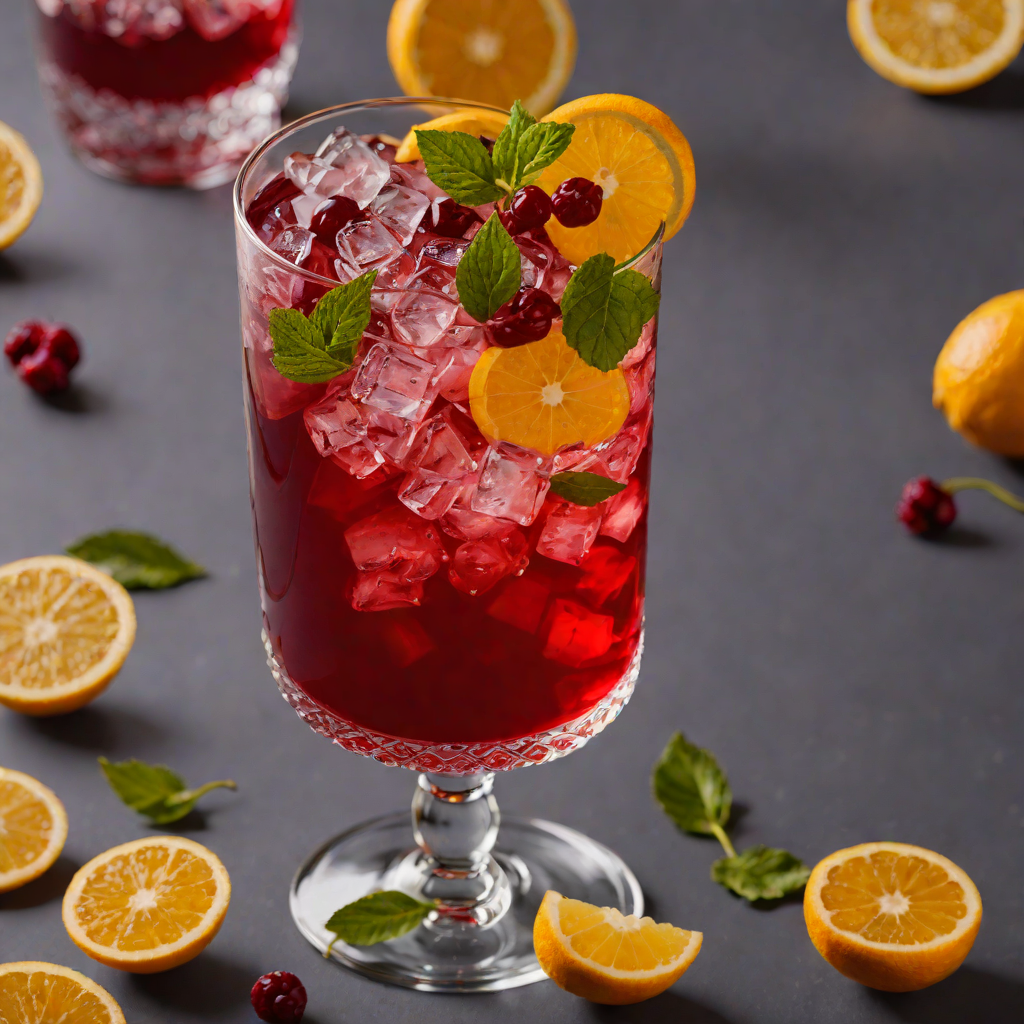 Citrus-Infused Iced Hibiscus Tea