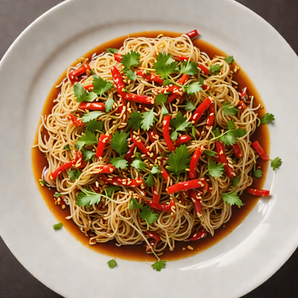 Sautéed Gomen with Garlic and Red Chili Flakes
