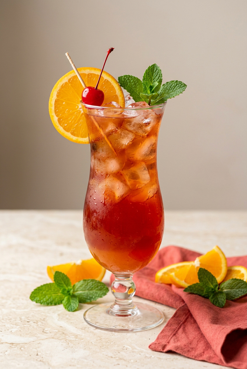 Ice-Cold Party Rum Punch Pitcher