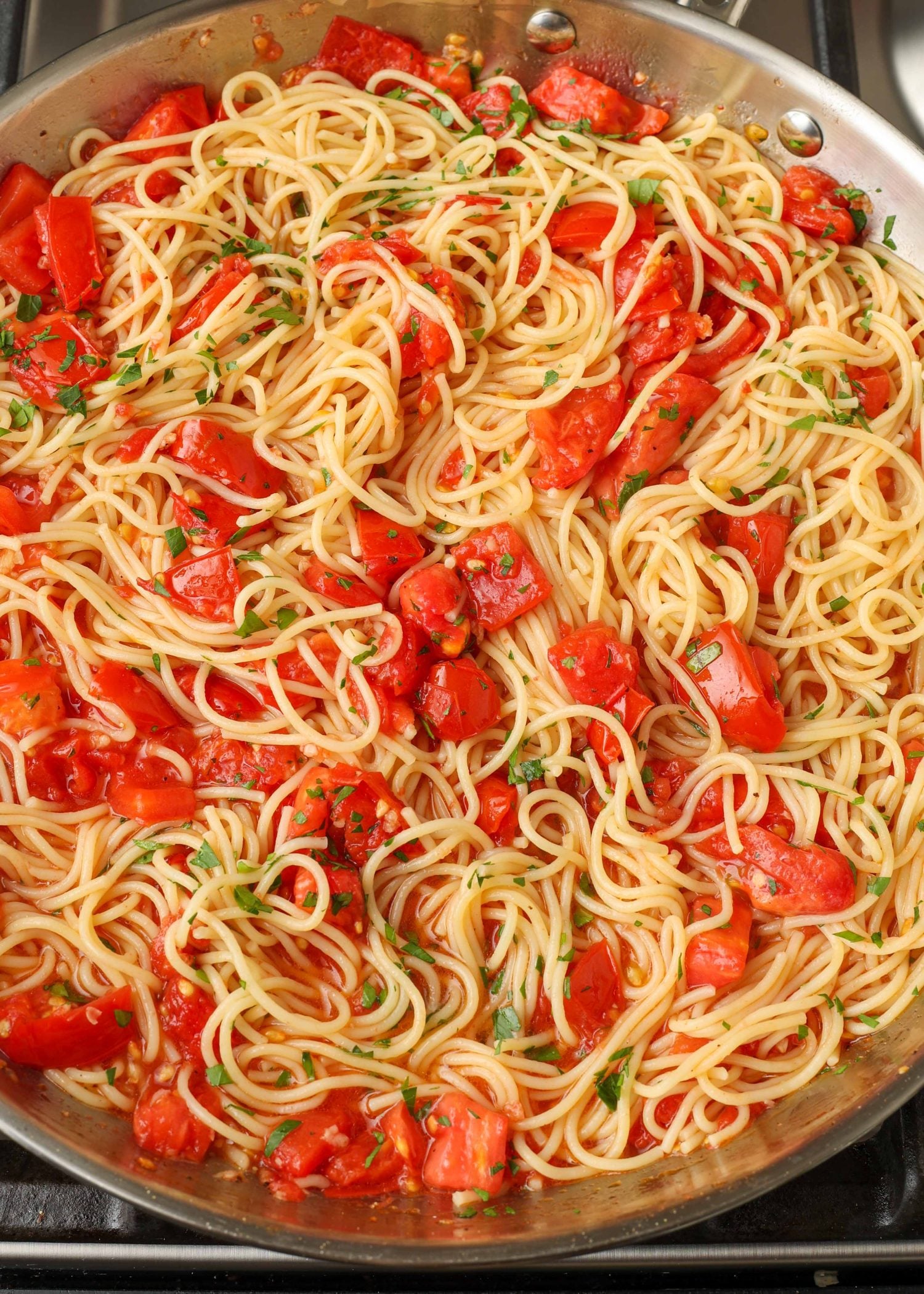 Negroni-Inspired Bitter Tomato Pasta