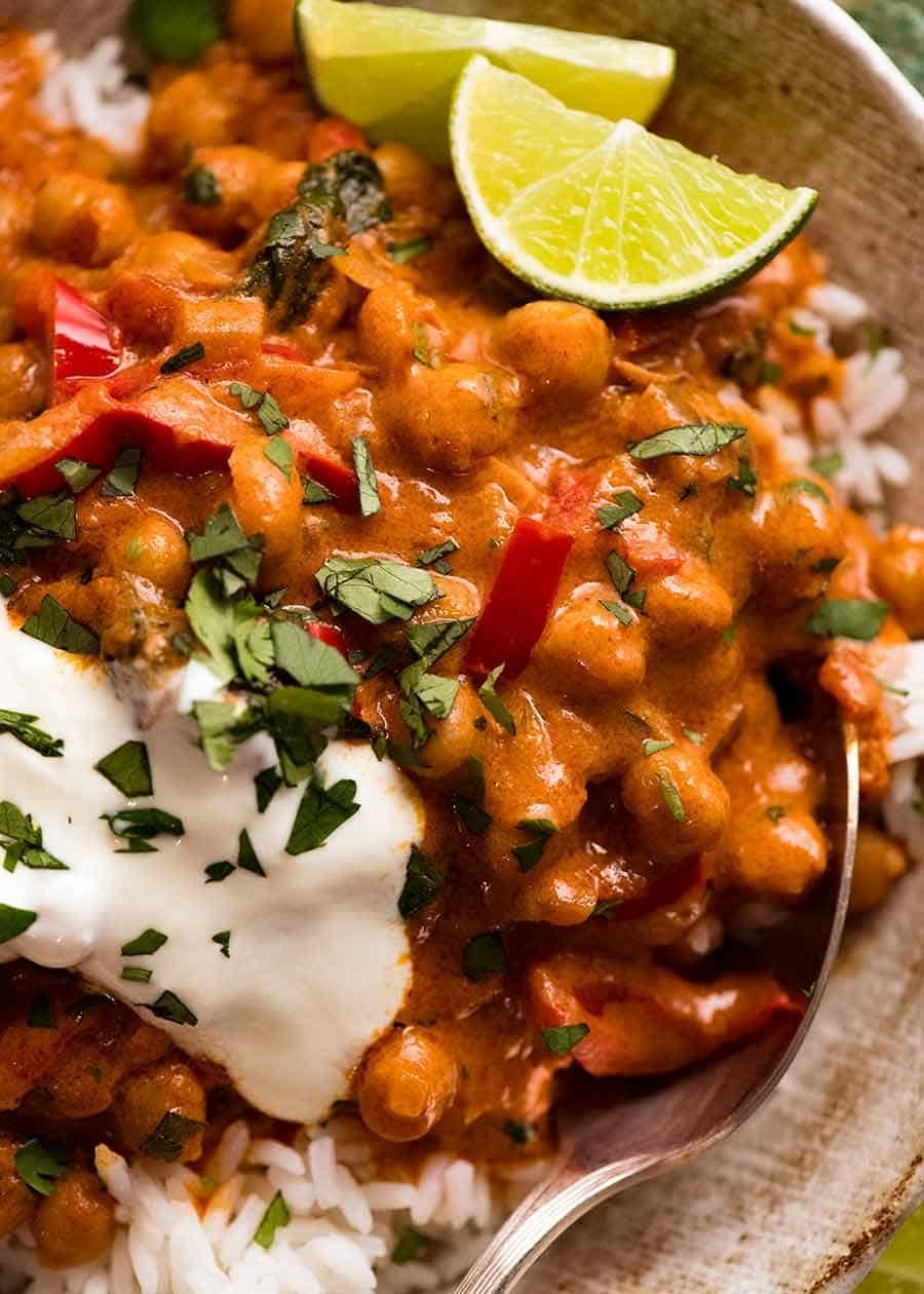 Brazilian Curried Chickpea and Coconut Stew