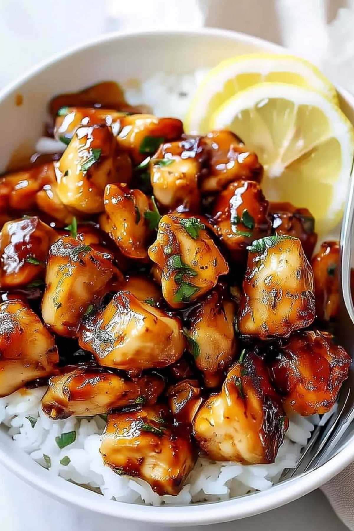 Pan-Seared Honey Garlic Chicken Bites