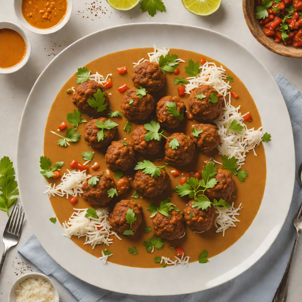 Indian-Spiced Lamb Kofta Curry with Coconut Milk