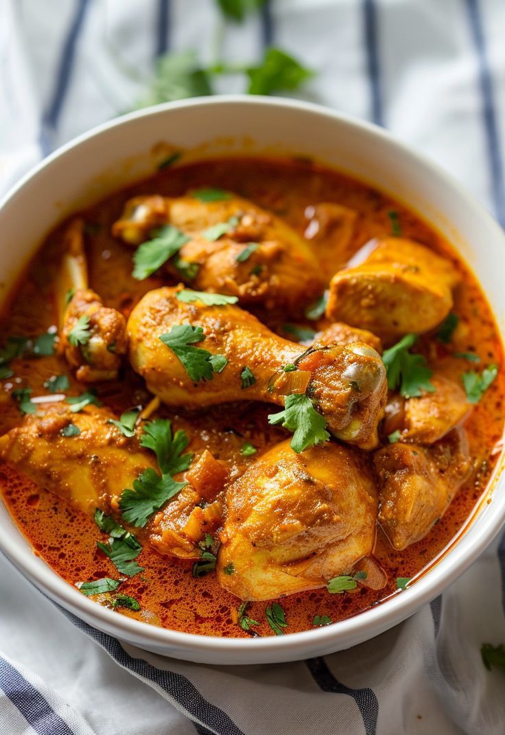 Indian-Spiced Chicken Curry with Coconut and Tomatoes