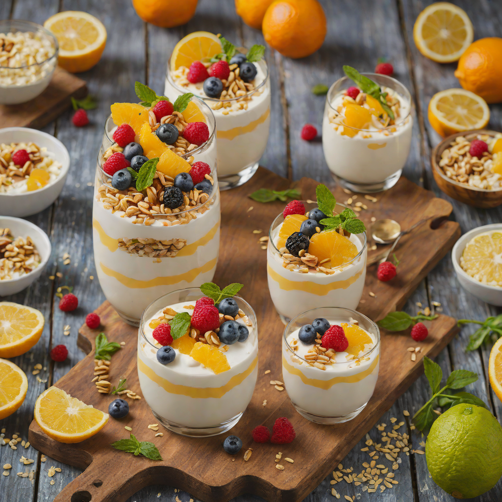 No-Bake Citrus Honey Yogurt Parfait