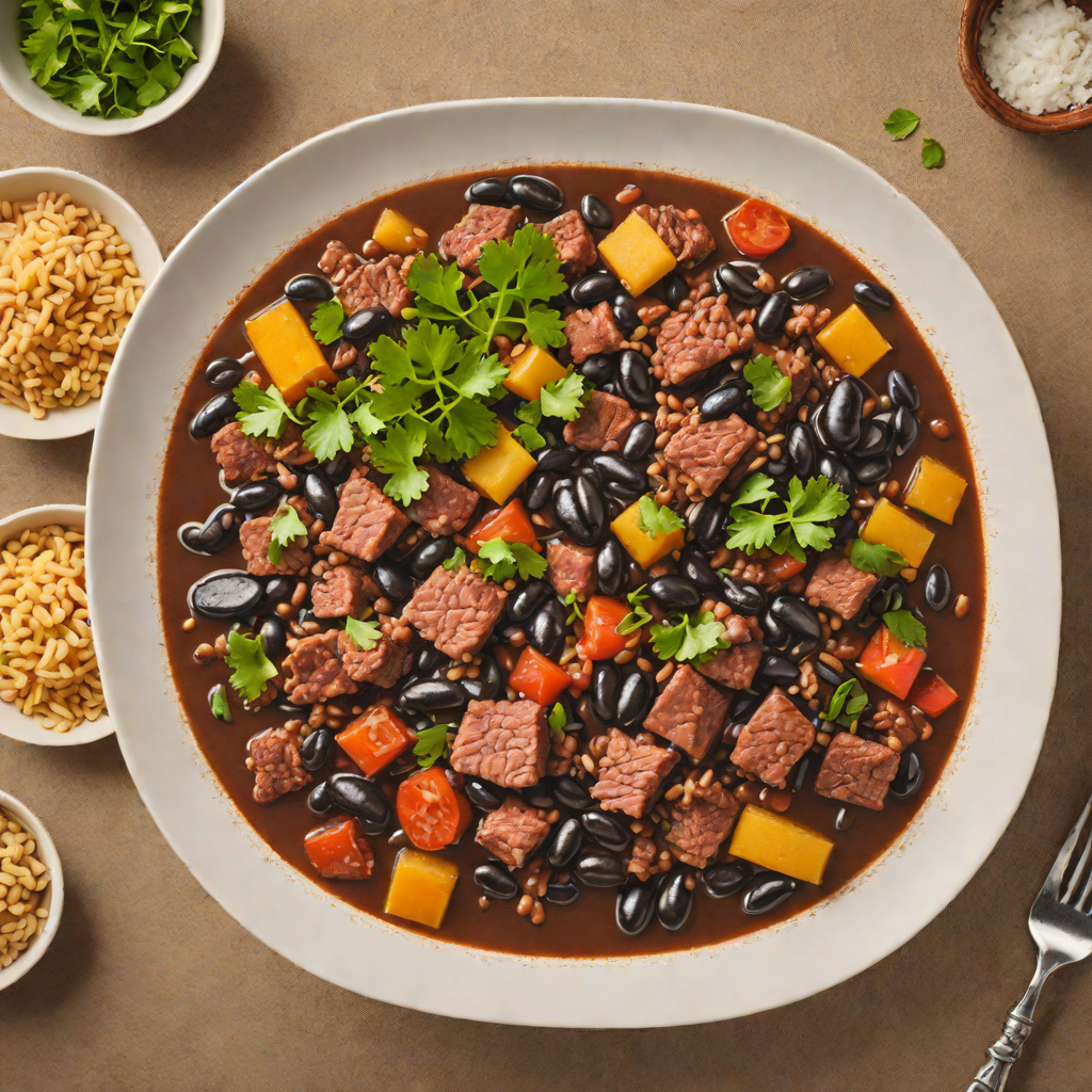Black Beans Feijoada with Pork and Sausage
