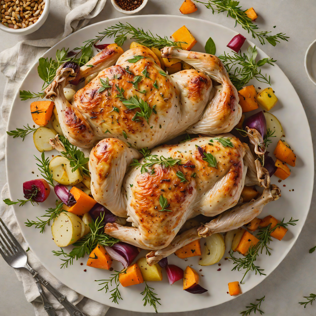 Sheet Pan Herb-Roasted Chicken with Regional Root Vegetables