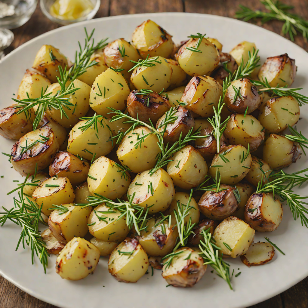 Pan-Roasted Herb Potatoes with Garlic and Rosemary