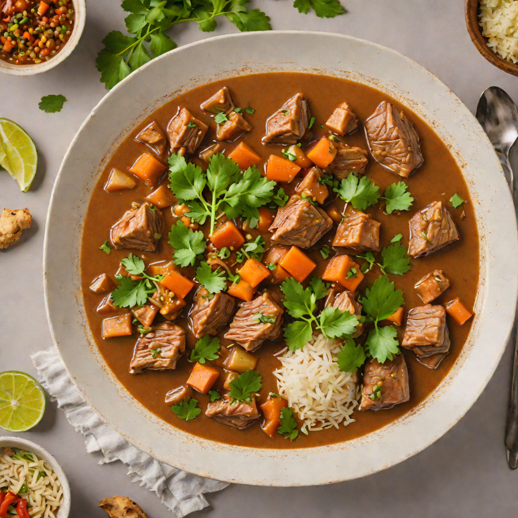 Slow Cooker Burmese Pork Stew with Ginger and Garlic