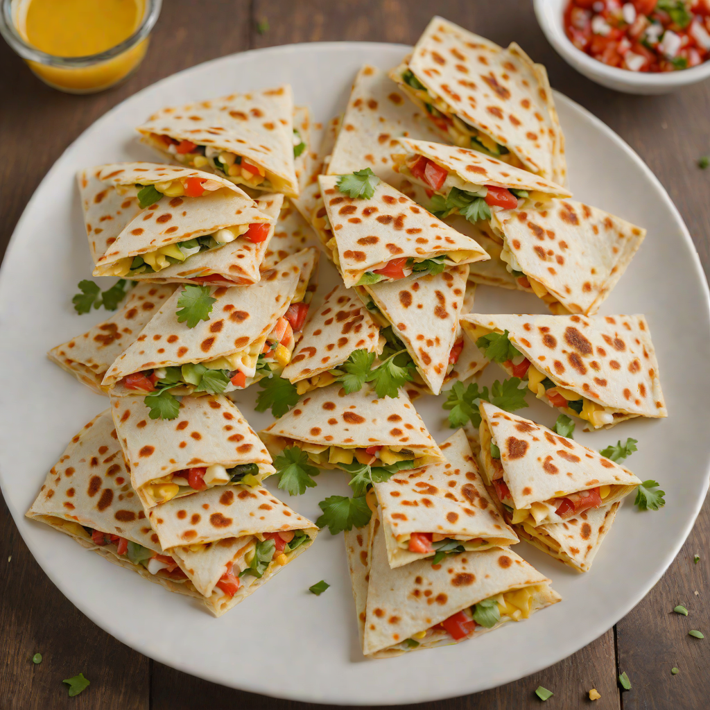 Kid-Friendly Mini Cheese Quesadillas