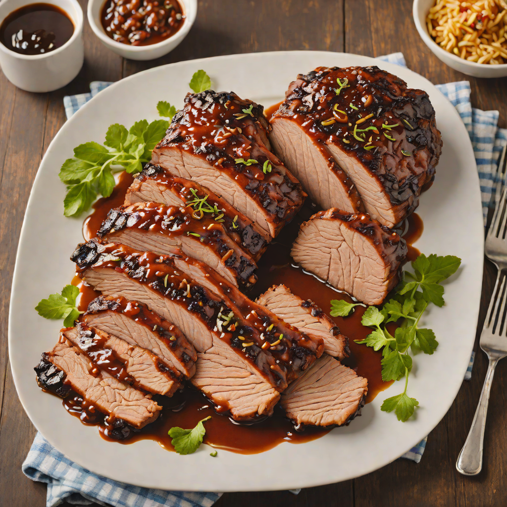 Slow-Roasted Soulful BBQ Pork Shoulder with Smoky Glaze