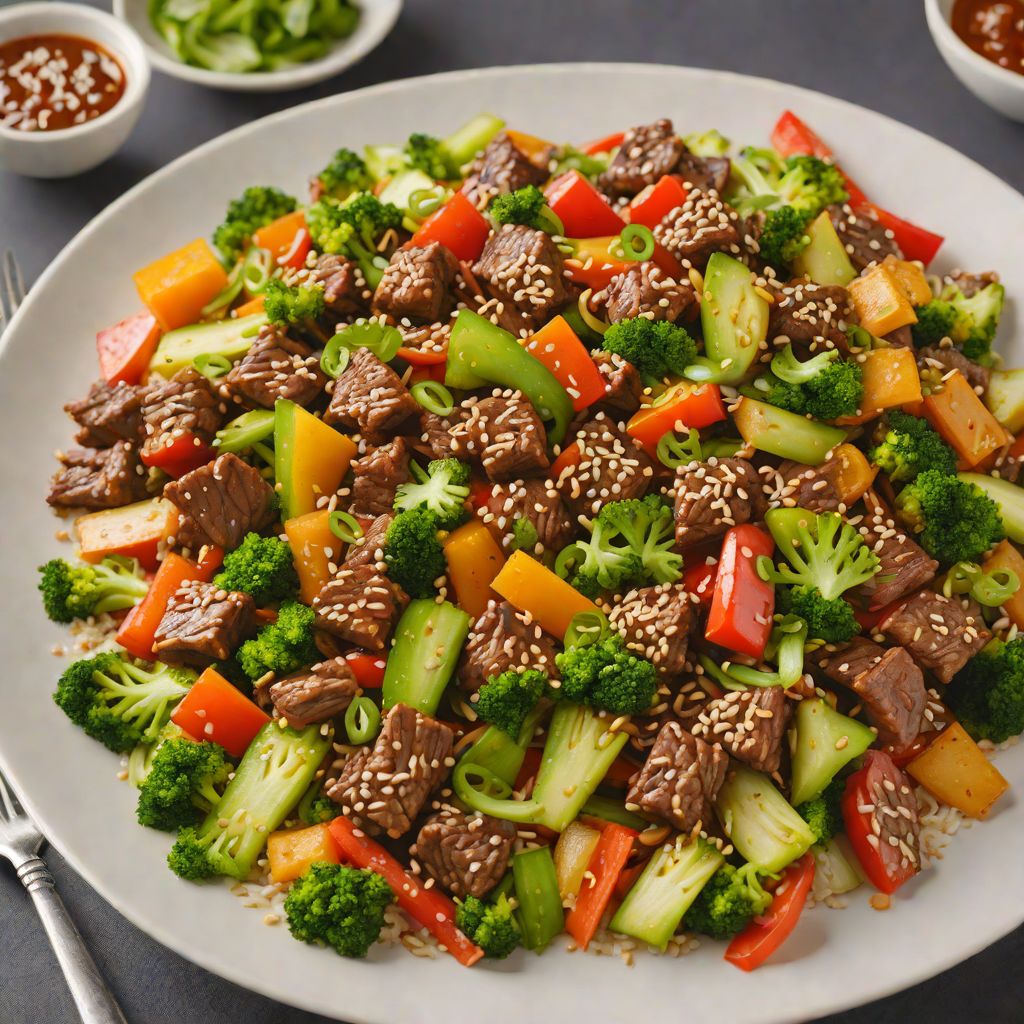 Spicy Korean-Inspired Beef and Vegetable Stir-Fry