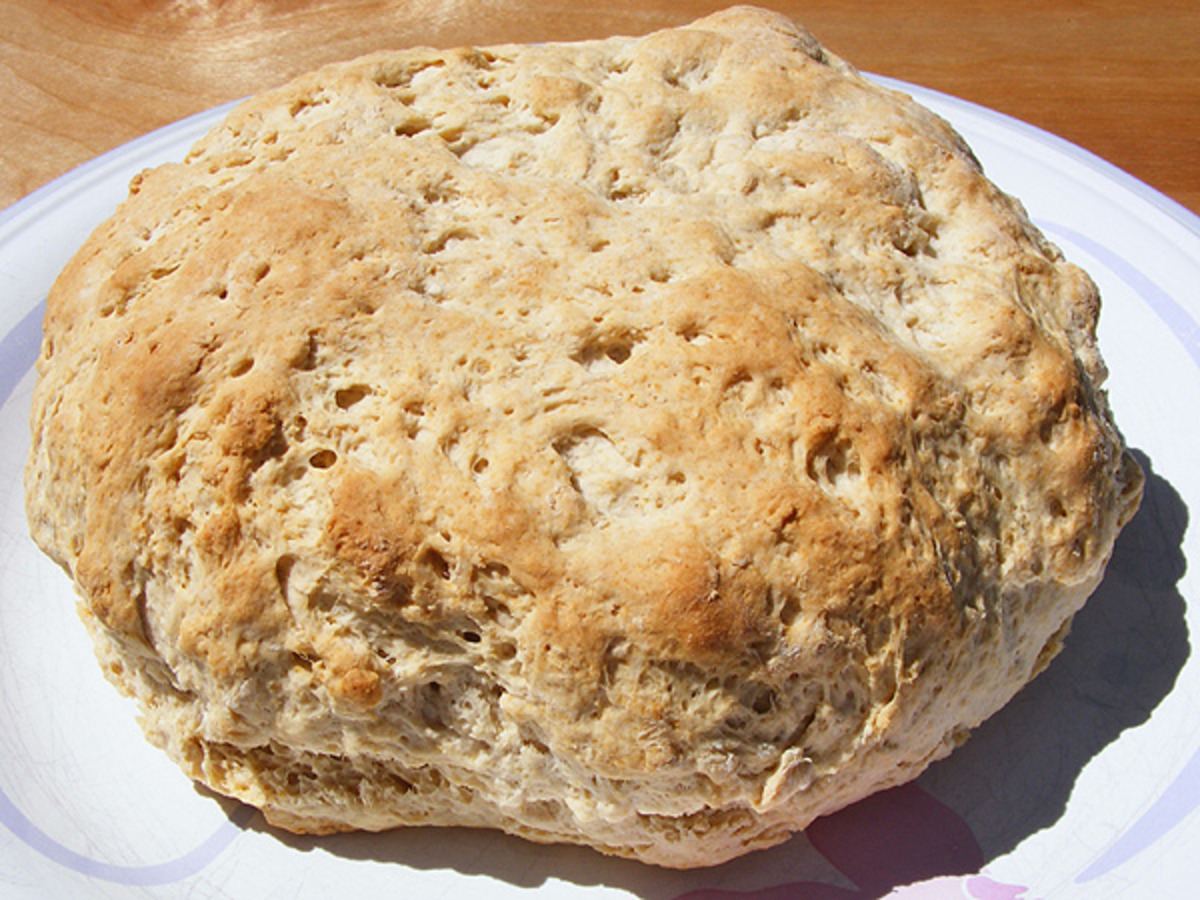 Smoky Damper Bread with Native Pepper and Sea Salt